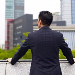 business man outdoors