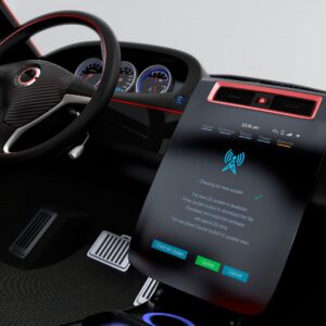  futuristic car dash screen concept
