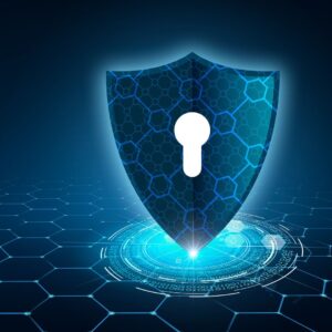 cyber shield graphic